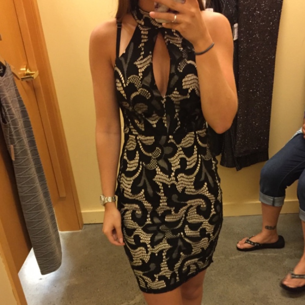 Windsor halter top lace dress!